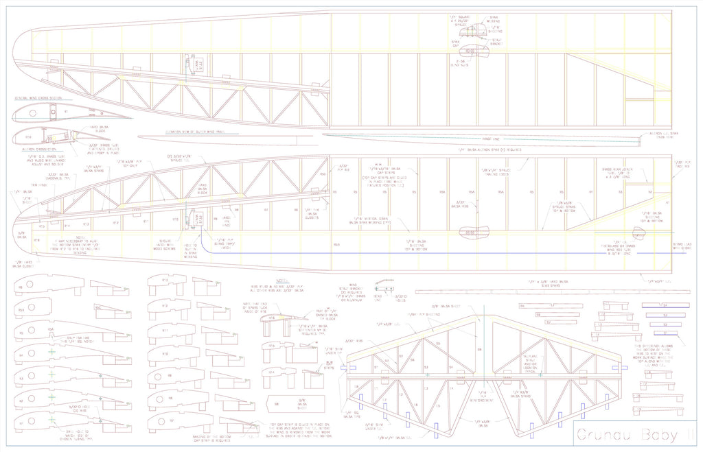 Plan - 1165 Grunau Baby IIb