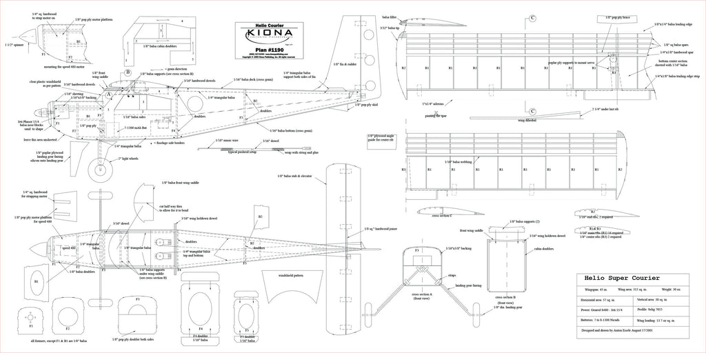Plan - 1190 Helio Super Courier