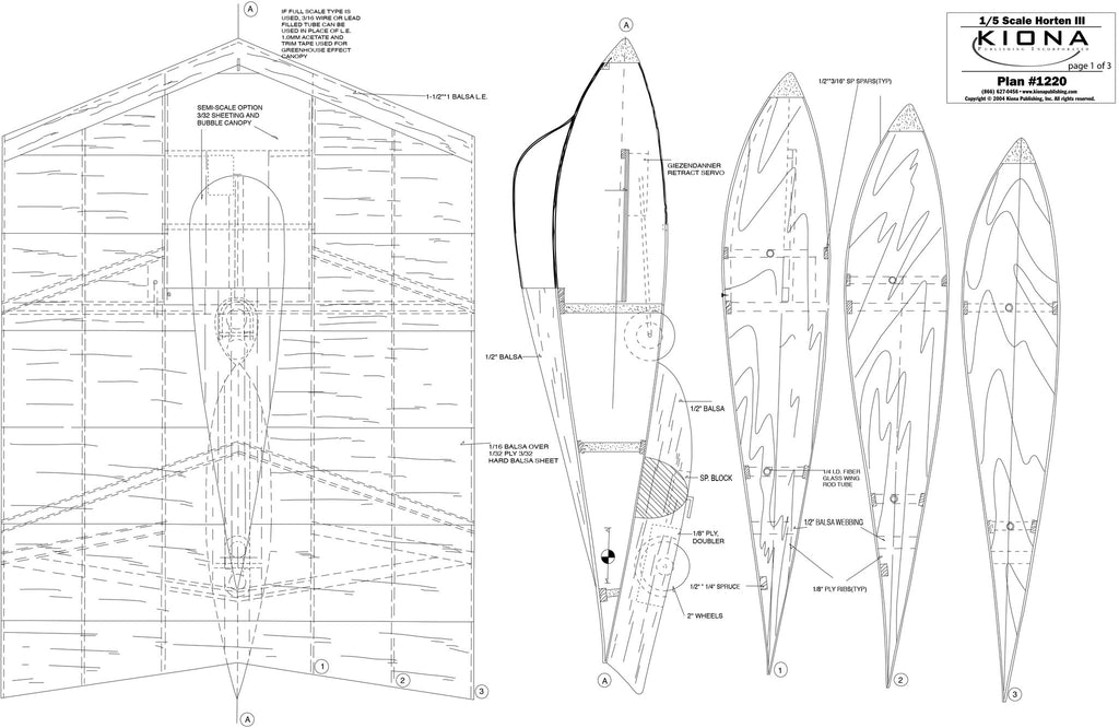 Plan - 1220 Horten III