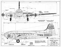 Drawing - Paul Matt - Boeing 307