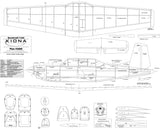 Plan - 1660 Beechcraft T-34A