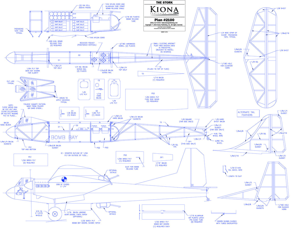 Plan - 2100 The Stork Bomber