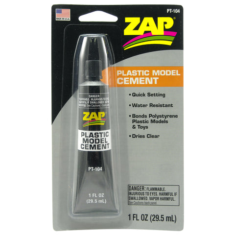 ZAP PLASTIC MODEL CEMENT